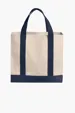 Port Authority Cotton Canvas Two-Tone Tote — view 6