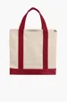 Port Authority Cotton Canvas Two-Tone Tote — view 2