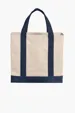 Port Authority Cotton Canvas Two-Tone Tote — view 3