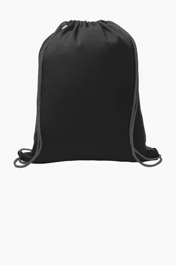 Port & Co Core Fleece Sweatshirt Cinch Pack — view 4