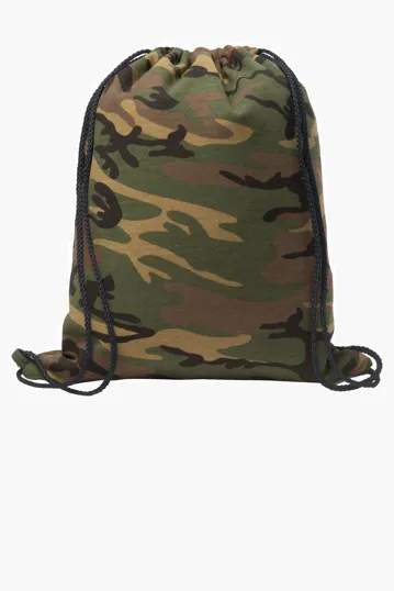 Port & Co Core Fleece Sweatshirt Cinch Pack — view 5