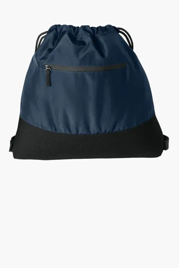 Port Authority Agility Mesh Pocket Cinch Bag — view 4