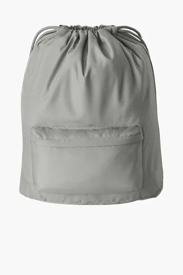 Port Authority Diamond Pocket Cinch Bag — view 2