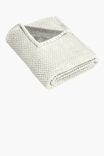 Port Authority Plush Texture Blanket — view 2
