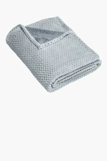 Port Authority Plush Texture Blanket — view 3