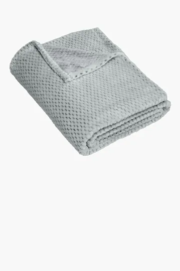 Port Authority Plush Texture Blanket — view 5