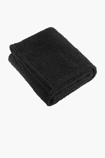 Port Authority Cozy Blanket, Faux Shearling Fleece — view 7
