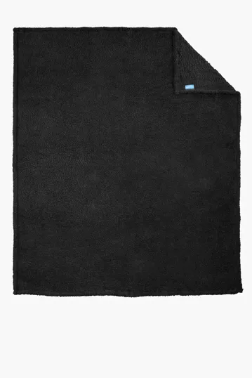 Port Authority Cozy Blanket, Faux Shearling Fleece — view 2