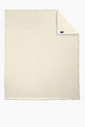 Port Authority Cozy Blanket, Faux Shearling Fleece — view 4