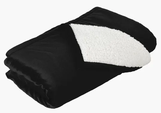 Port Authority Mountain Lodge Reversible Fleece Blanket — view 2