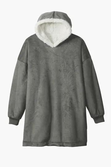 Port Authority Mountain Lodge Wearable Blanket Poncho — view 3