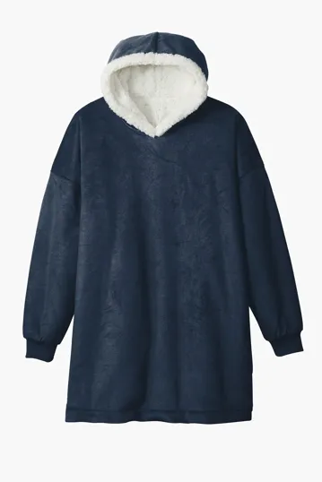 Port Authority Mountain Lodge Wearable Blanket Poncho — view 4