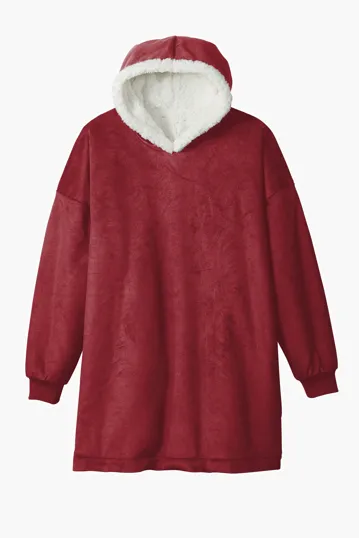 Port Authority Mountain Lodge Wearable Blanket Poncho — view 5