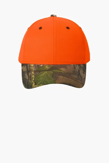 Port Authority Enhanced Visibility Cap with Camo Brim — view 3