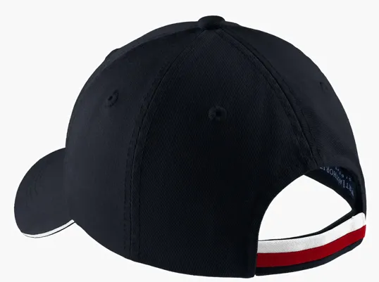 Port Authority Sandwich Bill Cap with Striped Closure — view 5