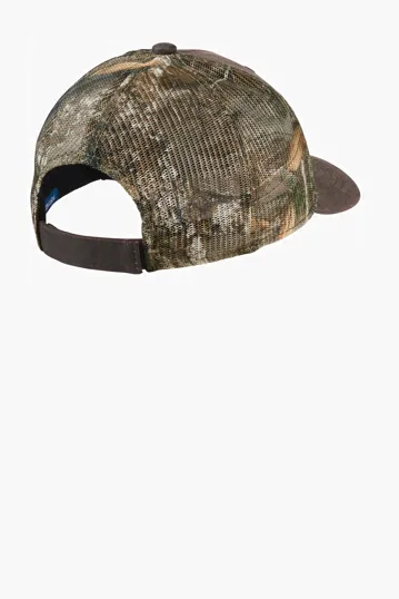 Port Authority Pigment Print Camouflage Mesh Back Cap — view 3