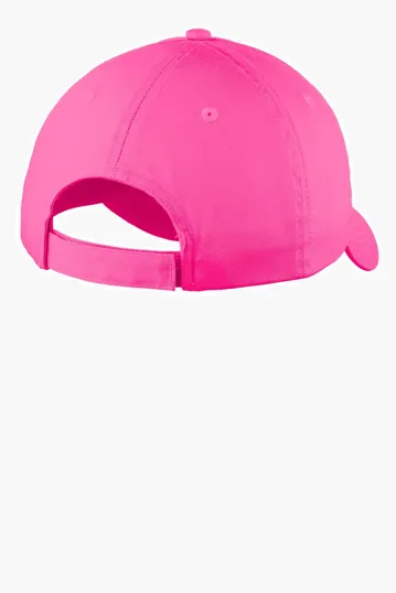 Port Authority Six-Panel Unstructured Twill Cap — view 8