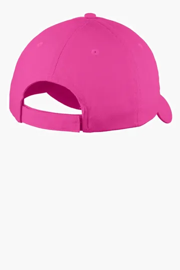 Port Authority Six-Panel Unstructured Twill Cap — view 14
