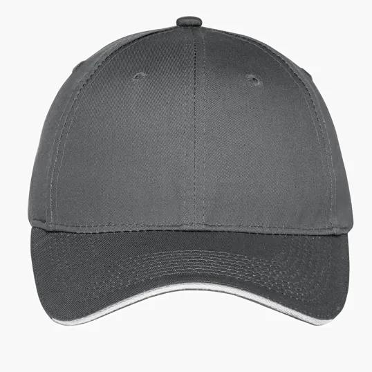 Port Authority Unstructured Sandwich Bill Cap — view 7