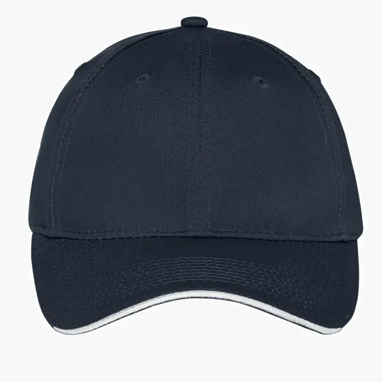 Port Authority Unstructured Sandwich Bill Cap — view 8