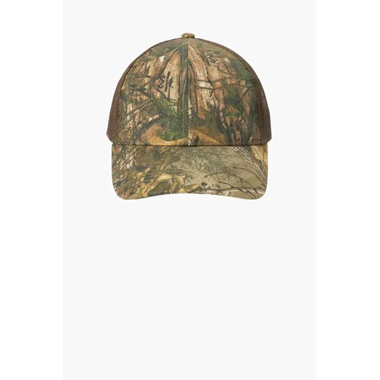 Port Authority Structured Camouflage Mesh Back Cap — view 8
