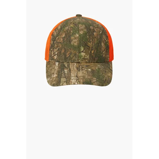 Port Authority Structured Camouflage Mesh Back Cap — view 9