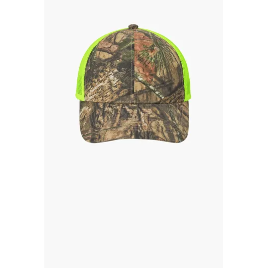 Port Authority Structured Camouflage Mesh Back Cap — view 6
