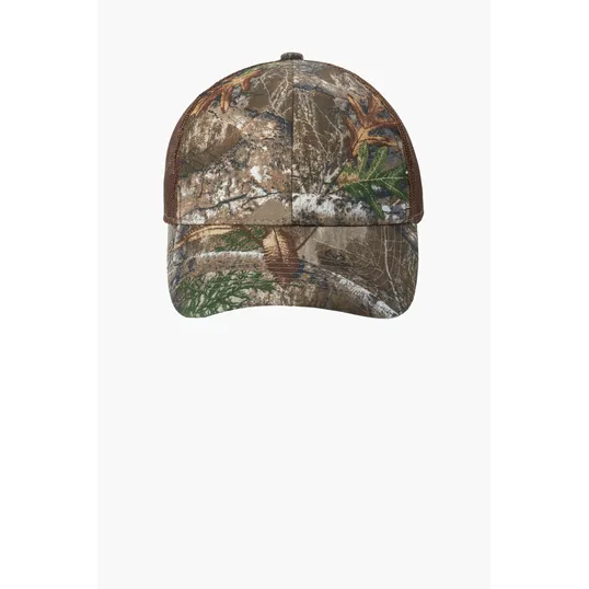 Port Authority Structured Camouflage Mesh Back Cap — view 7
