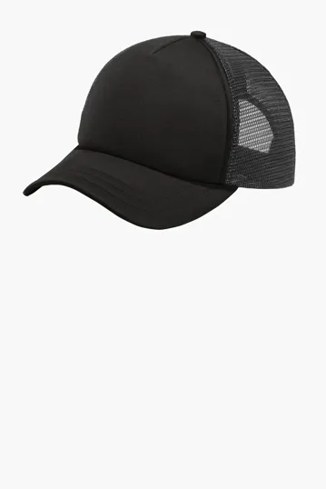 Port Authority 5-Panel Twill Foam Trucker Cap — view 6