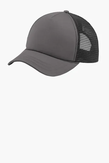 Port Authority 5-Panel Twill Foam Trucker Cap — view 7