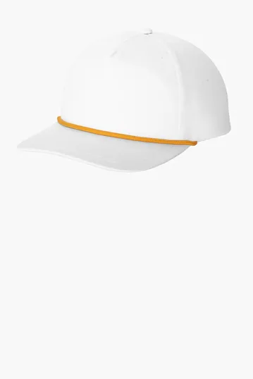 Port Authority Snapback Five-Panel Rope Cap — view 5