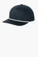 Port Authority Snapback Five-Panel Rope Cap — view 4