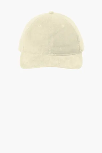 Port Authority Light Corduroy Dad Cap — view 5