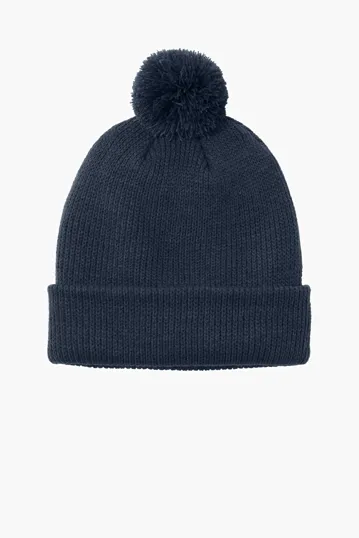 Port Authority Cozy Pom Beanie — view 4