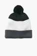 Port Authority Cozy Striped Pom Beanie — view 5