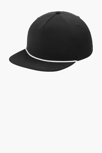 Port Authority 5-Panel Poly Rope Cap — view 2