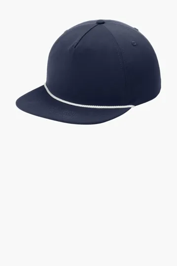 Port Authority 5-Panel Poly Rope Cap — view 3