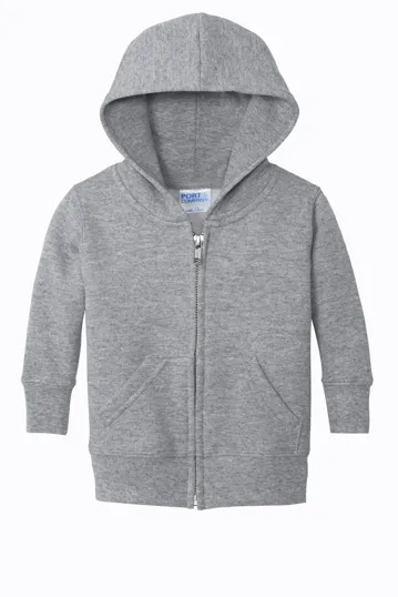 Port & Co Infant Core Fleece Full-Zip Hooded Sweatshirt — view 15