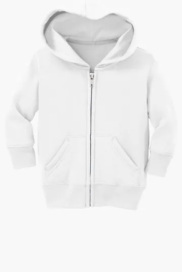 Port & Co Infant Core Fleece Full-Zip Hooded Sweatshirt — view 7