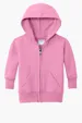 Port & Co Infant Core Fleece Full-Zip Hooded Sweatshirt — view 2