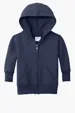 Port & Co Infant Core Fleece Full-Zip Hooded Sweatshirt — view 4