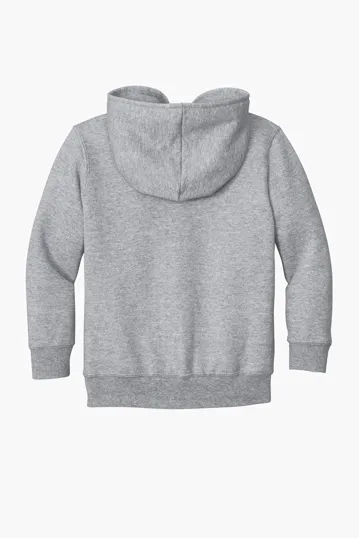 Port & Co Toddler Core Fleece Full-Zip Hooded Sweatshirt — view 7