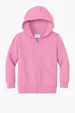 Port & Co Toddler Core Fleece Full-Zip Hooded Sweatshirt — view 2