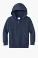 Port & Co Toddler Core Fleece Full-Zip Hooded Sweatshirt — view 4