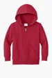 Port & Co Toddler Core Fleece Full-Zip Hooded Sweatshirt — view 5
