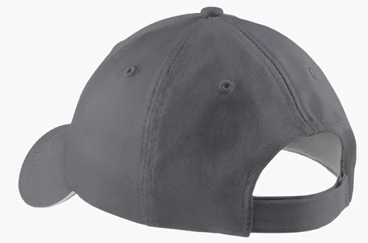 Port Authority Cotton Twill Sandwich Bill Cap — view 2