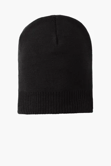 Port Authority 100% Cotton Beanie — view 2