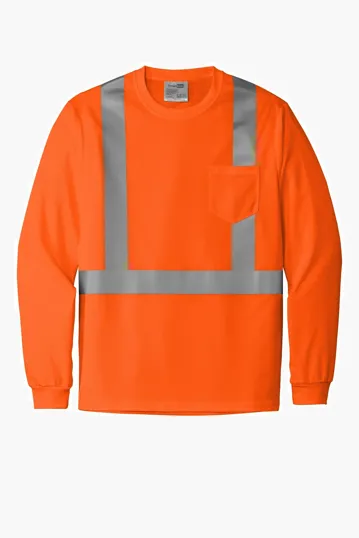 CornerStone ANSI 107 Class 2 Mesh Long Sleeve Tee — view 2