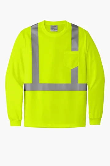 CornerStone ANSI 107 Class 2 Mesh Long Sleeve Tee — view 3