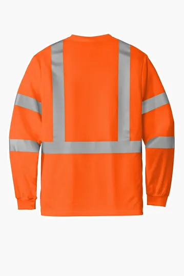CornerStone ANSI 107 Class 3 Mesh Long Sleeve Tee. — view 4